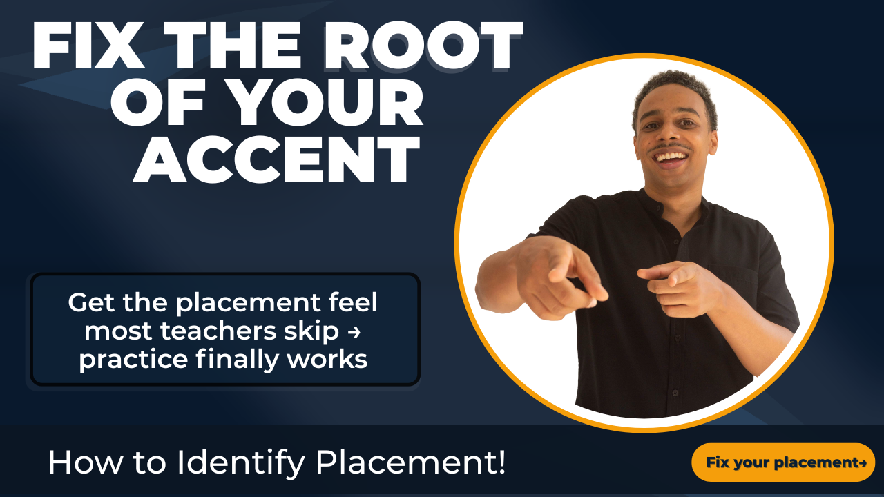 Placement of American English