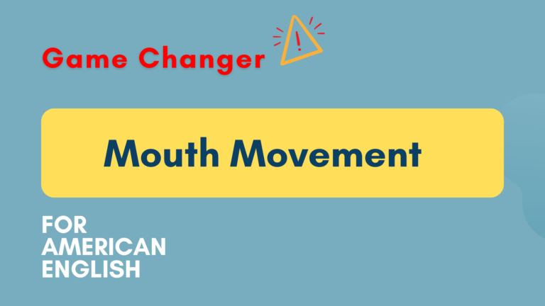 Mouth Movement for American English