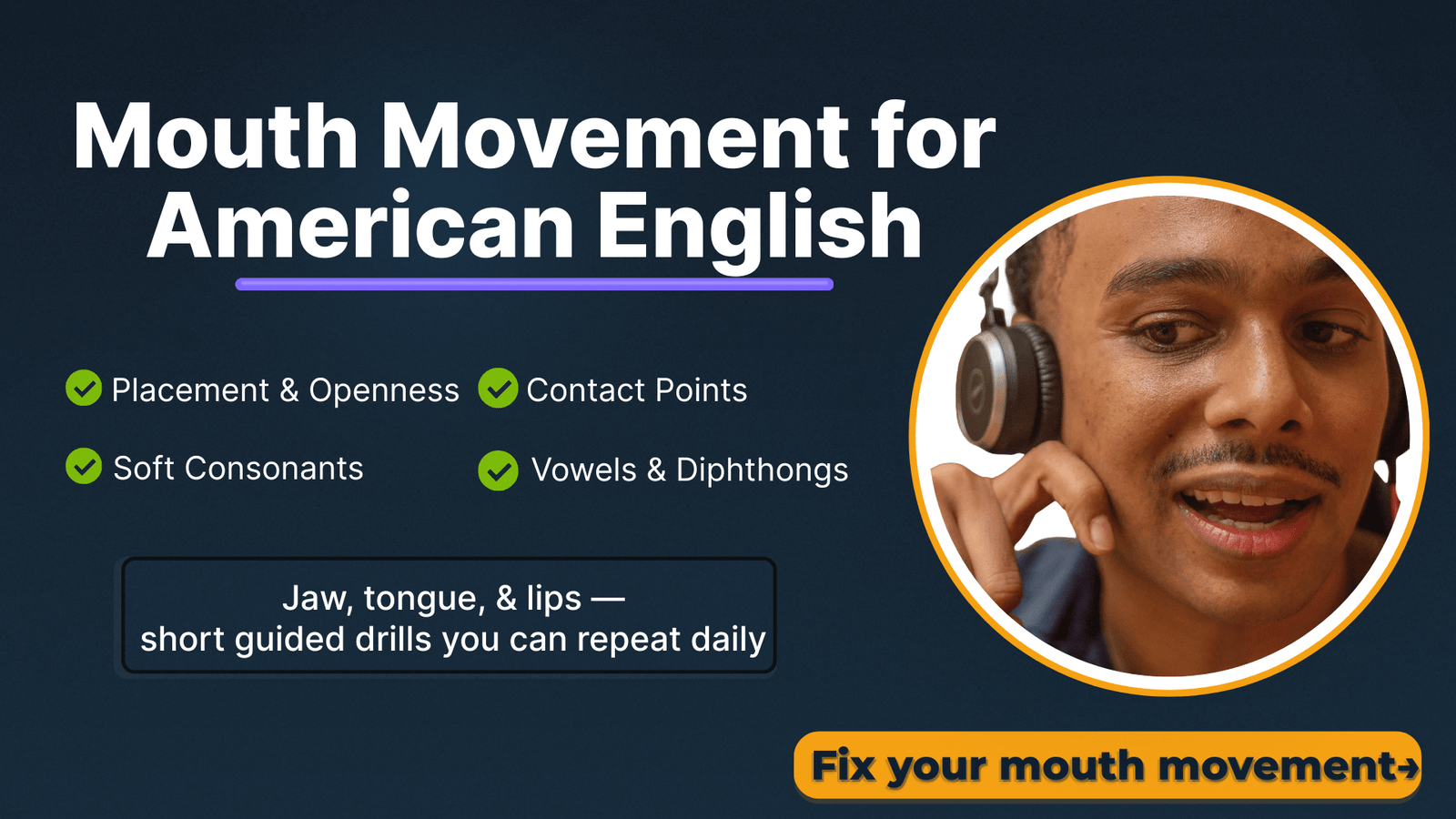 Mouth Movement for American English